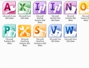 All of the icons from the Office 2010 Professional Plus Beta.