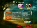 How to play screen