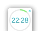 Mini timer (desktop app) light theme version 2.2