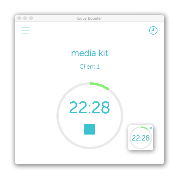Desktop app and mini timer version 2.2