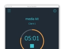 Desktop app timer (dark theme) version 2.2