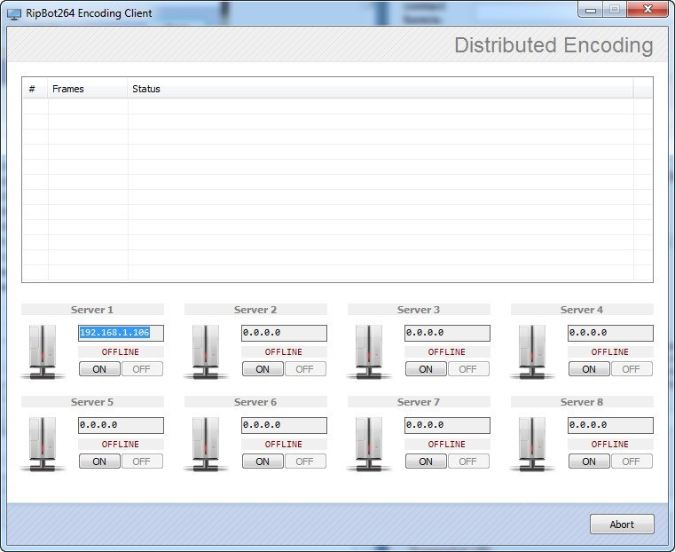 Encoding Client Window