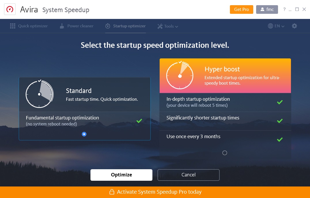Startup Speed Optimization