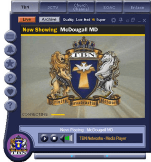 TBN Networks Media Player screenshot