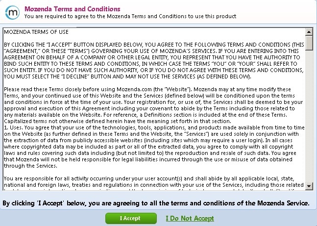 Terms and Conditions