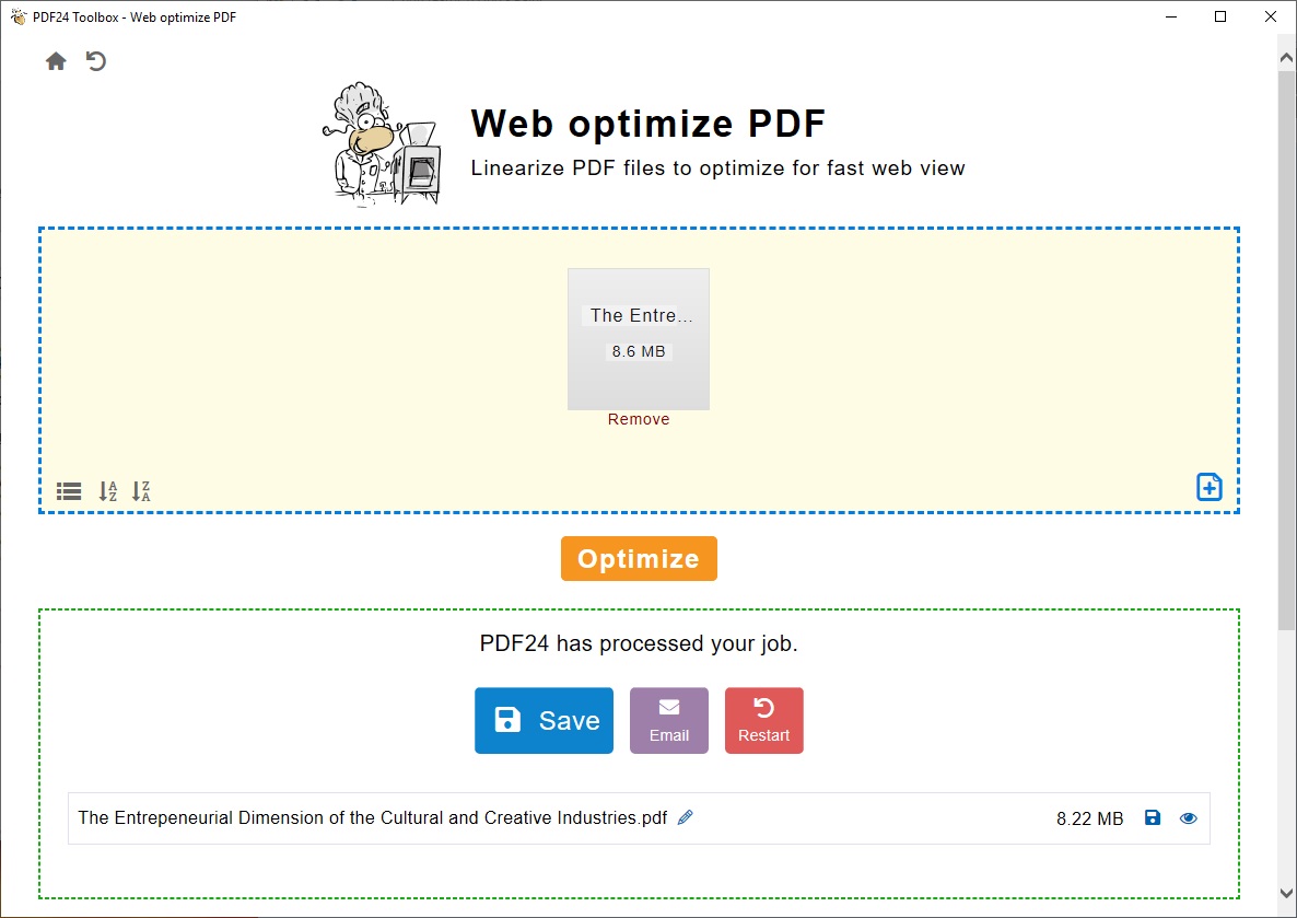 Web Optimize PDF