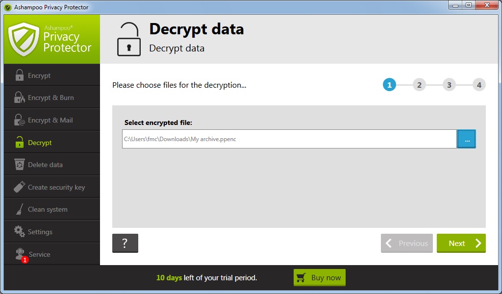 Decrypt Data