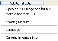 Main options
