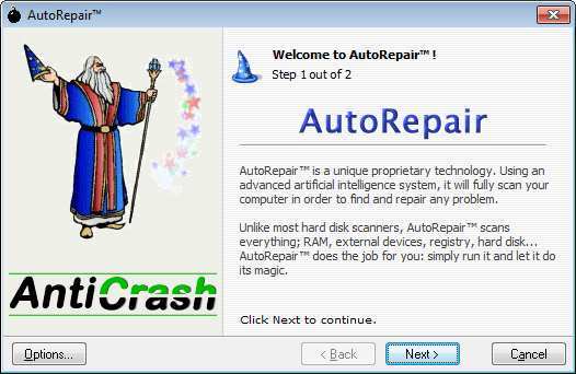 AutoRepair Wizard