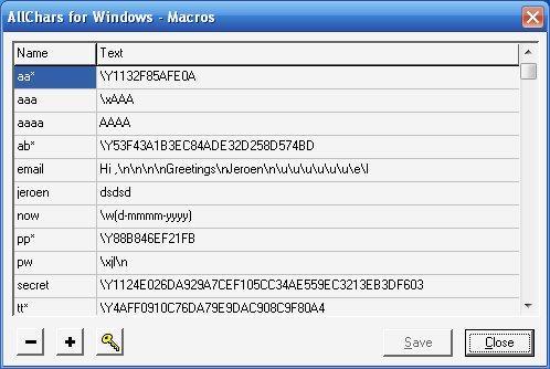 Macros