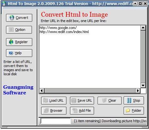 Convert HTML to image