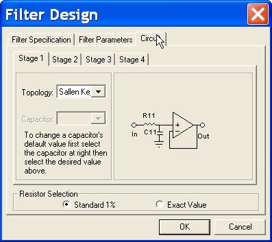 Filter design - circuit
