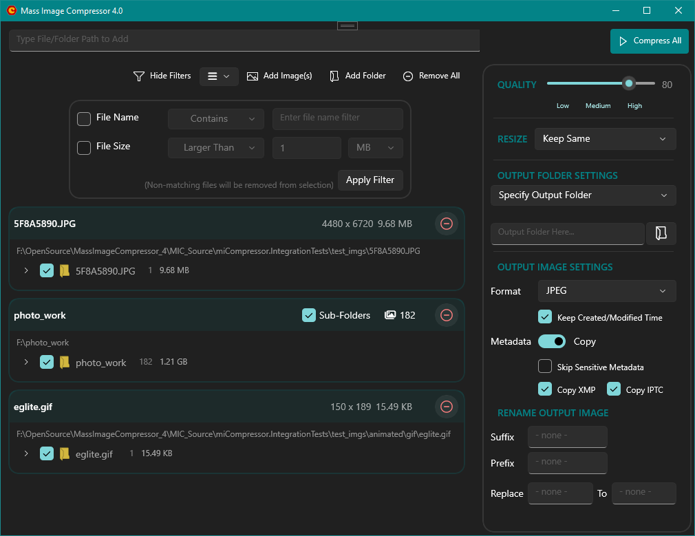 Drag & Drop Files and Folders