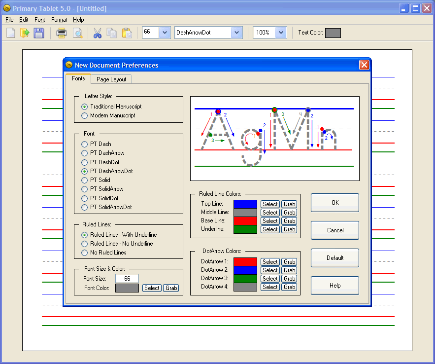 Main window