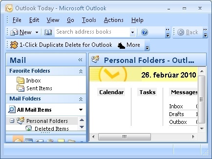Outlook Buttons