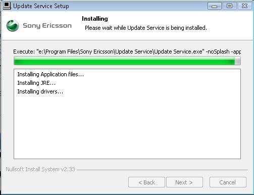 Installing Update Service