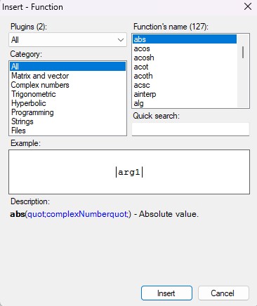 Functions