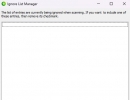 Ignore List Manager