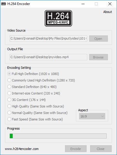 Encoding Video File