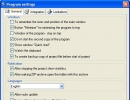 Program settings