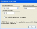 Scheduler of the tasks