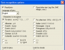 Text recognition option.