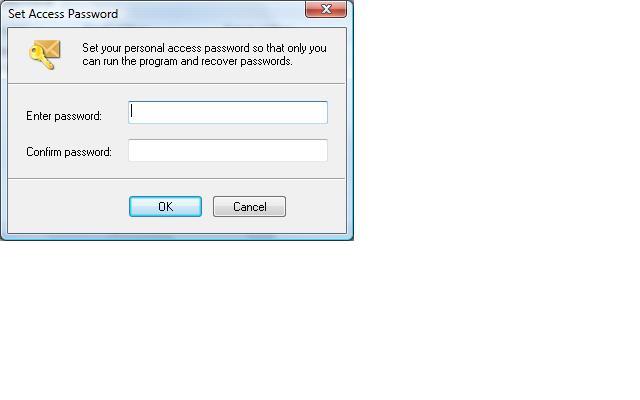 Set Access Password Menu