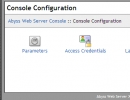 Console configuration