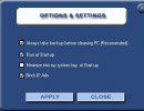settings window