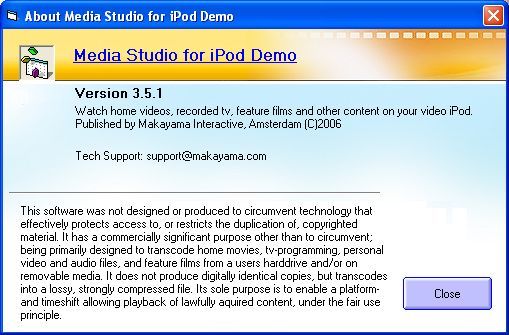 About Media Studio for iPod