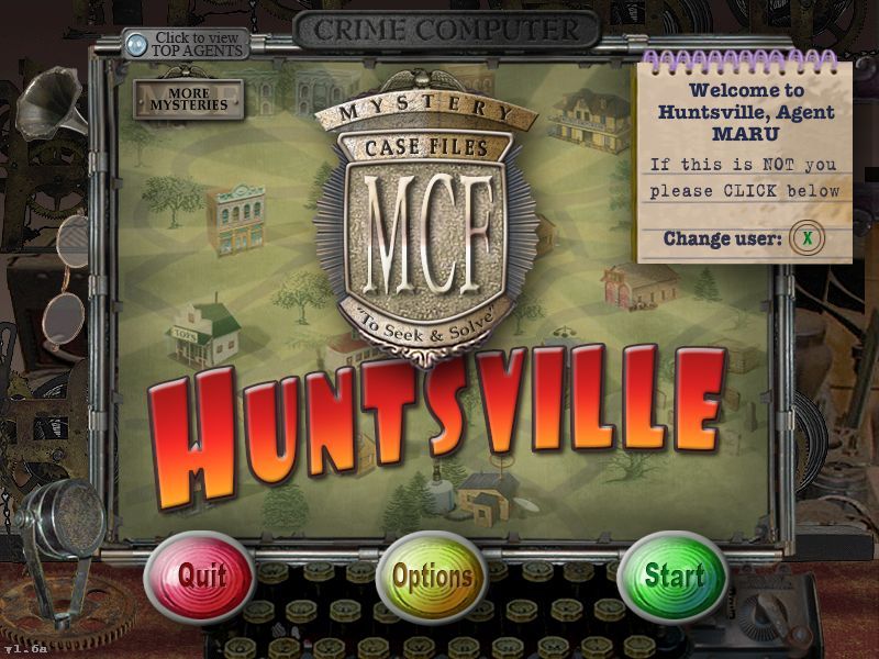 Main menu window