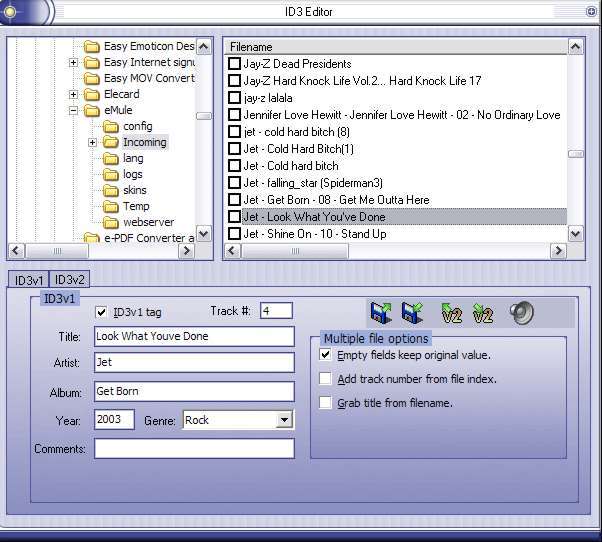 ID3 editor