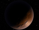 Showing 3d view of Mars