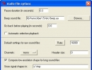 Audio File Options Dialog