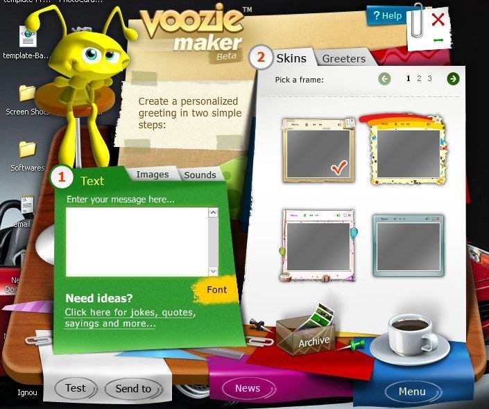 Create Basic Voozie window