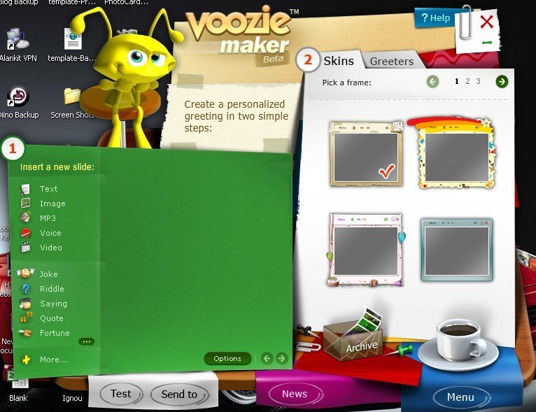 Create Super Voozie window