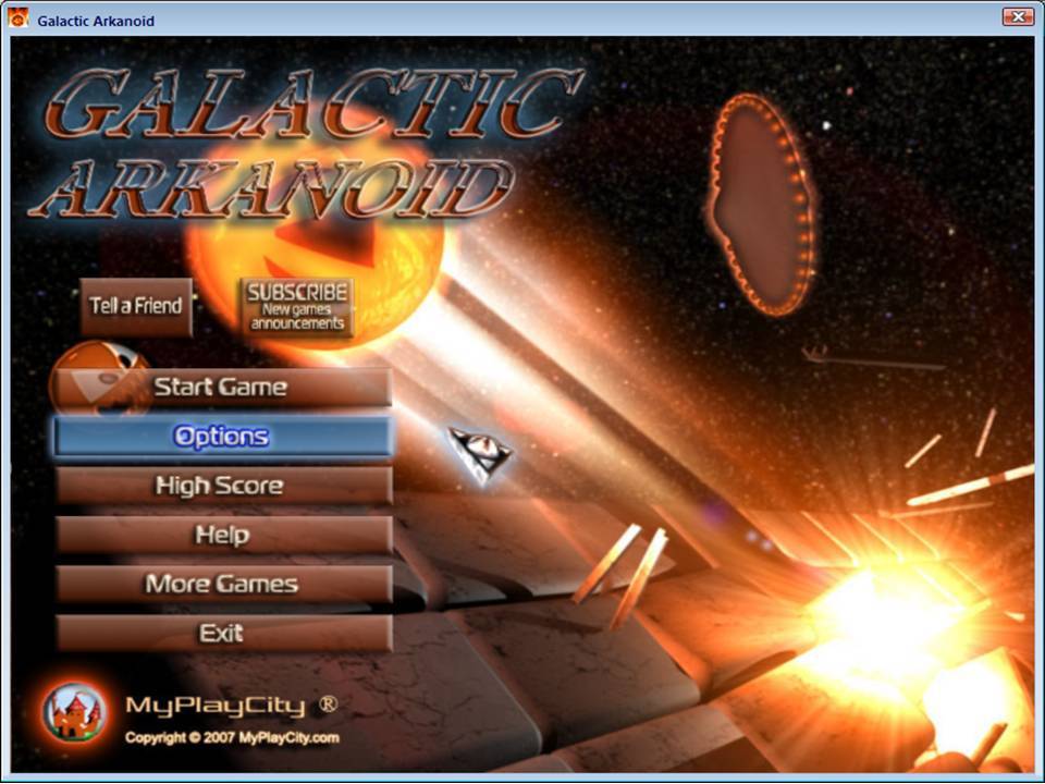 Game Main Screen