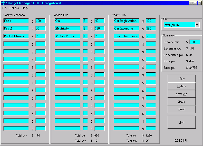 Main Window