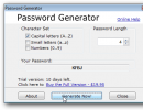 Generating a password with 4 capital letters.