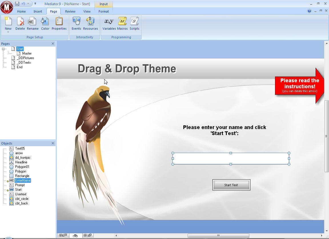 Using Drag and Drop Themes