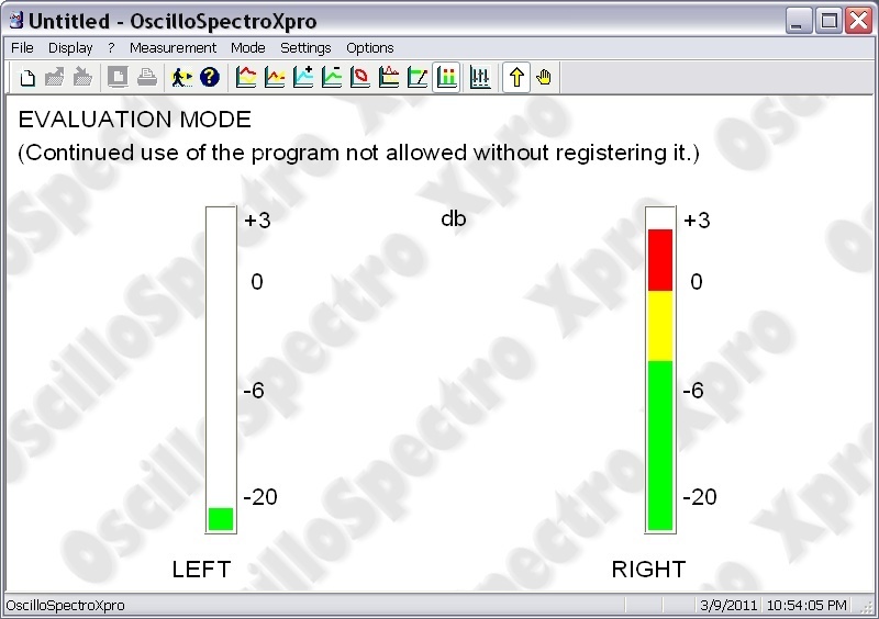 Bar graph mode