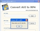 Select AVI video file