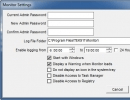 Settings window