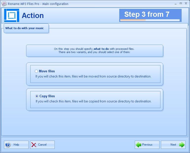 Step 3 - Move/Copy Selection