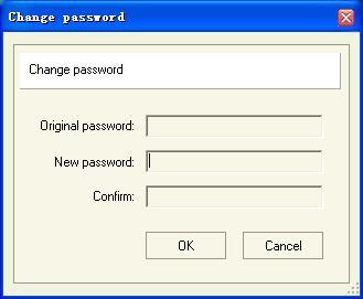 Changing password